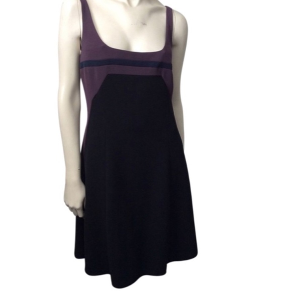 Narciso Rodriguez Purple Accent Dress - Picture 1 of 4